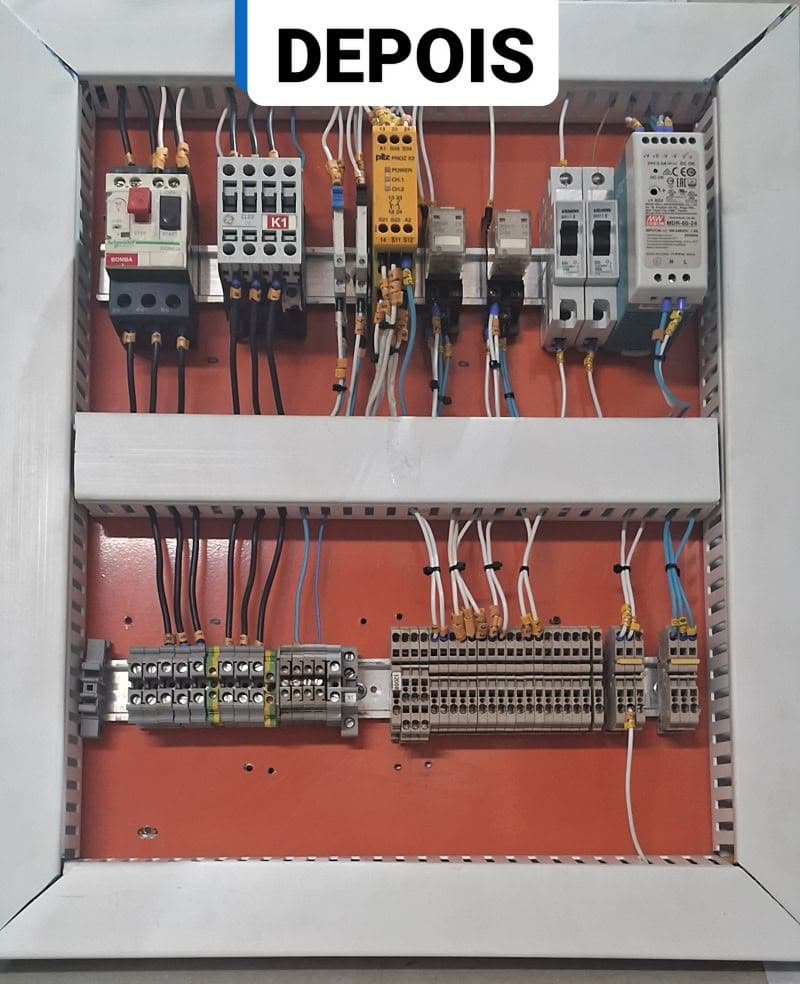 Reforma e modernização de painel elétrico